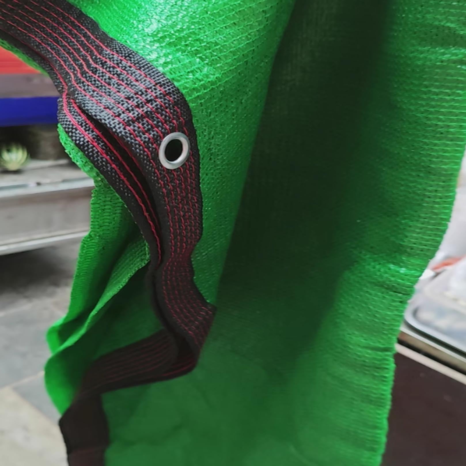 Malla Sombreo Verde 80% Red de Sombra de Jardín Resistente a los Rayos UV Paño de Sombreadora para Planta y Balcón Toldos para Patio Exterior