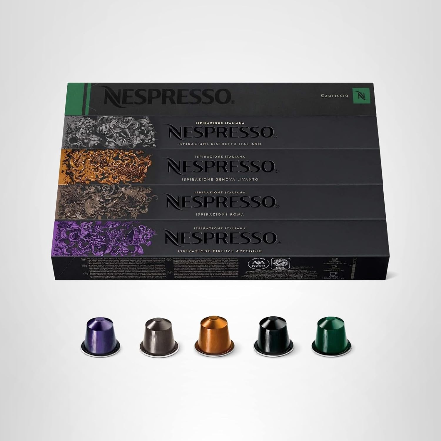 Nespresso Capsules Original Line, Ispirazione Variety Pack