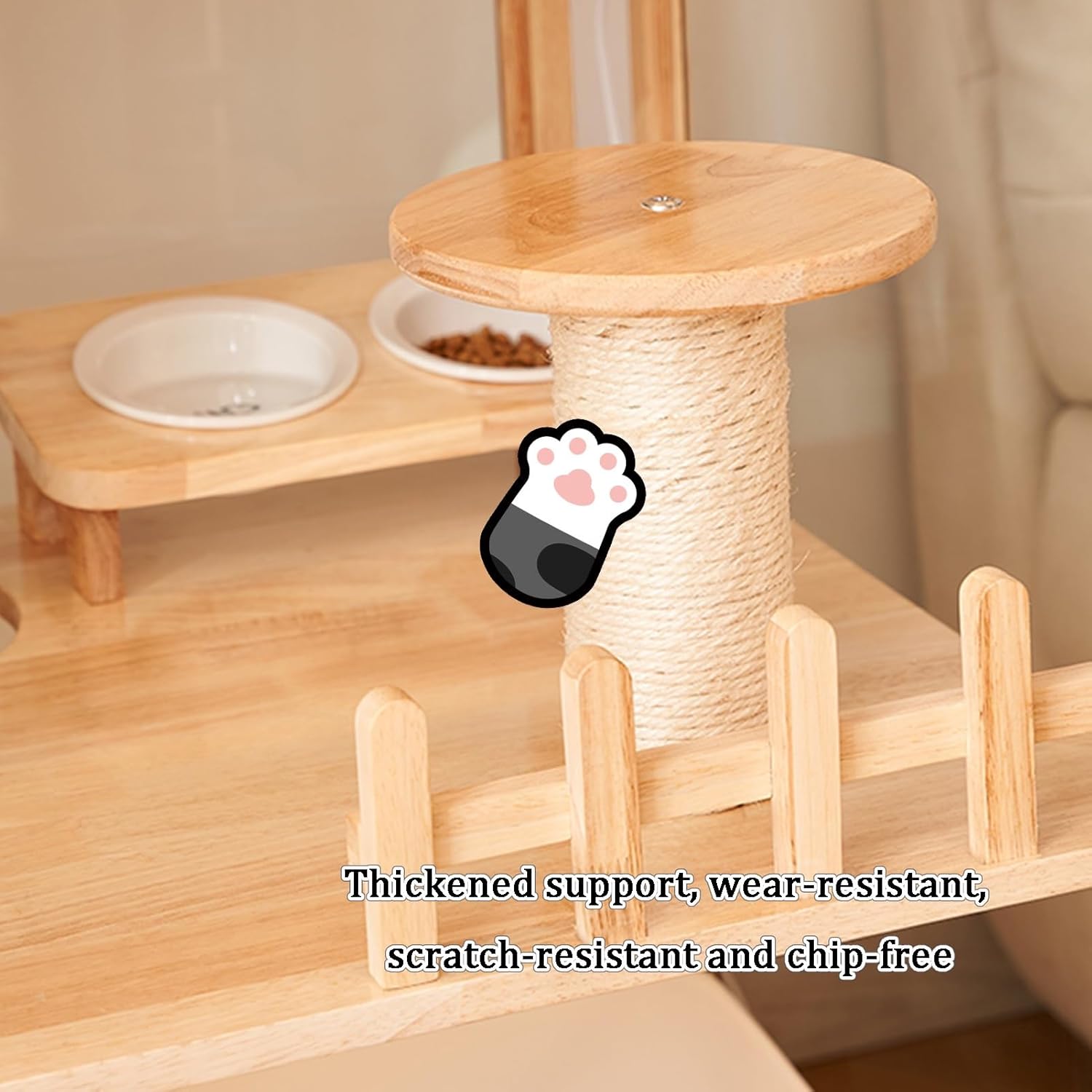 Cat Playpen, solid wood panoramic Cat Enclosures, Small footprint, luxury tempered glass Pet Playpen, Cage pour 1-2 Chats, Diverses Tailles Au Choix(23.6x59/60x150cm)