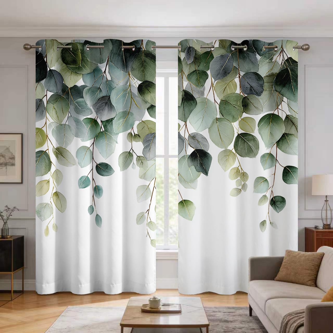 Feuille rideau occultant contre lumière pour bien dormir lot de 2 œillets
