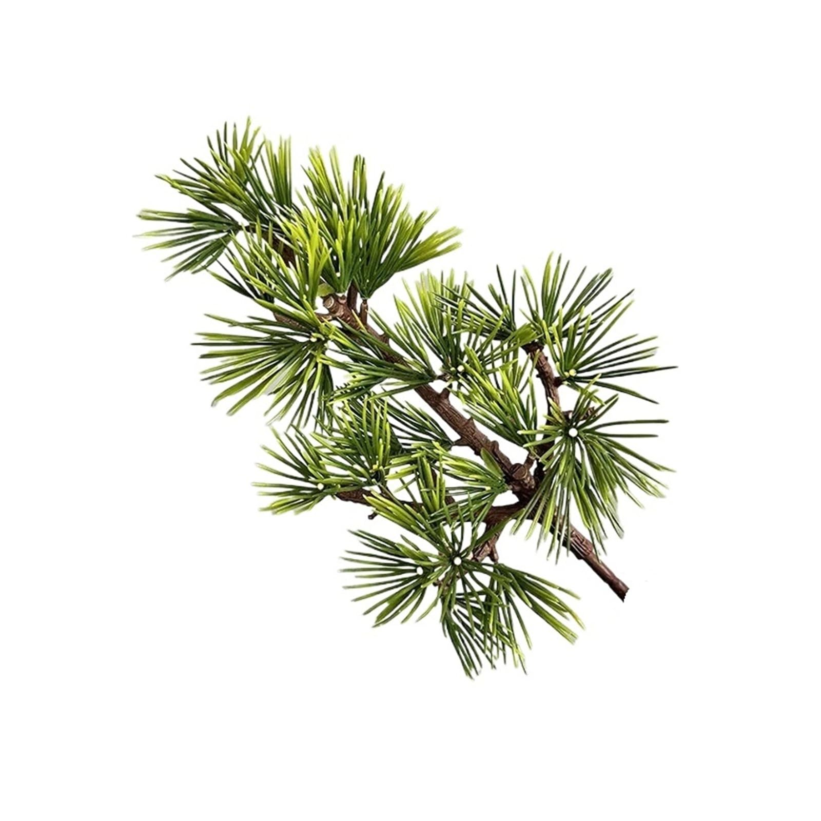 HamPaesk 3/6PCS Simulated Branch Plastic Plant Fake Flower Shopping Mall Decoration Simulation Green Leafy Plants(3pcs)