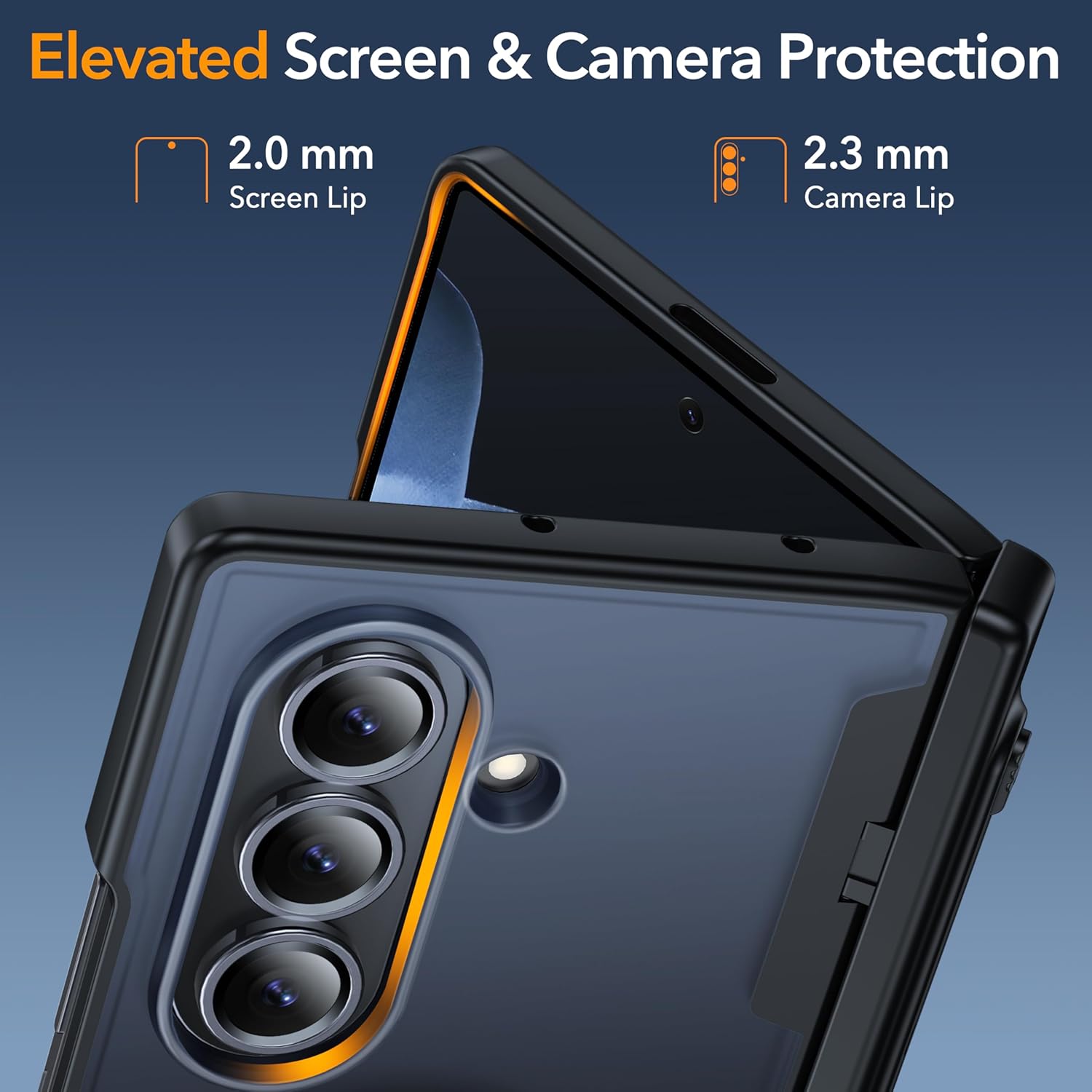 Oneagle Magnetic for Samsung Galaxy Z Fold 7 Case Built in Screen Protector Translucent [Fit for MagSafe] [S Pen Holder Slot] [Hinge Protection] MIL-Grade Shockproof Matte Case for Galaxy Z Fold 7 - Image 7