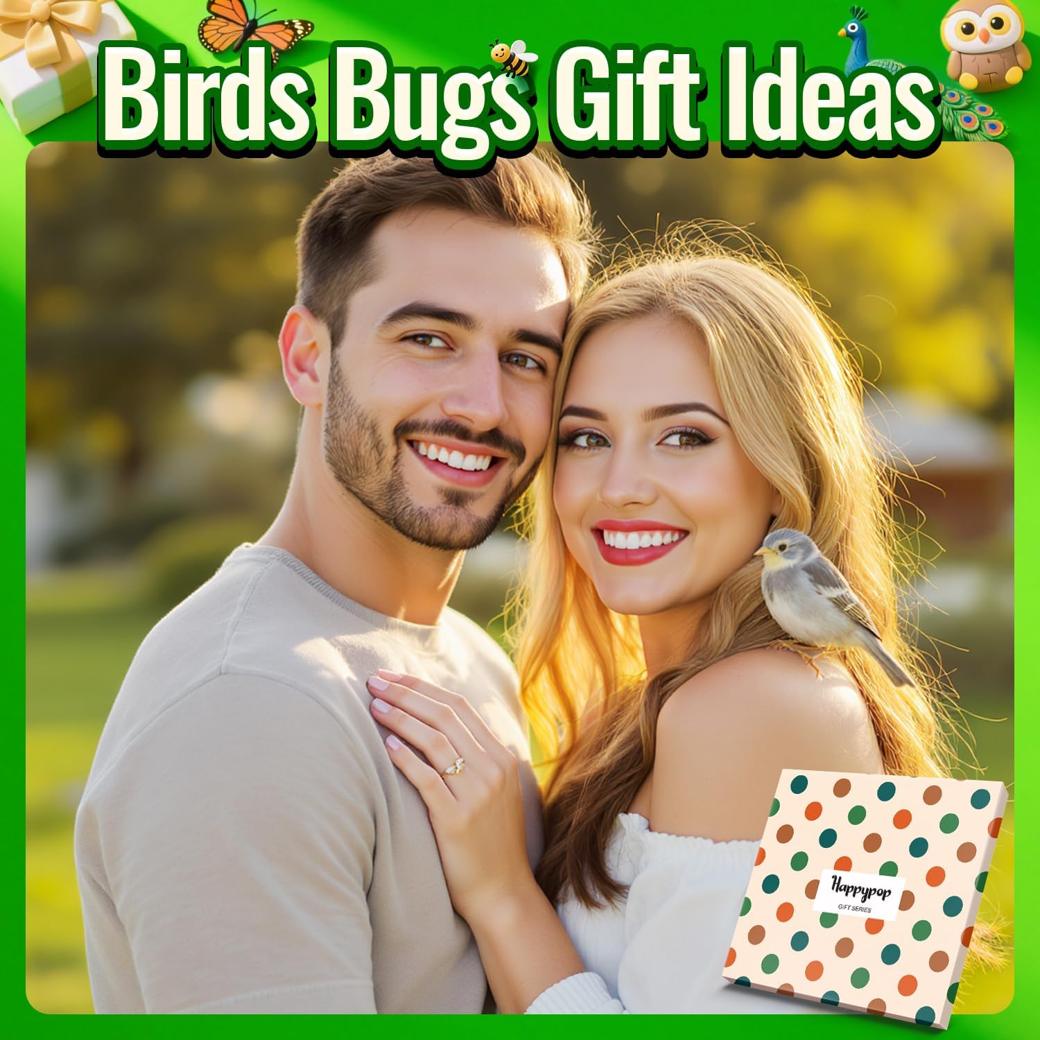 HAPPYPOP Animal Gifts for Nature Lover - Cardinal Bee Eagle Socks for Women Men - Image 7