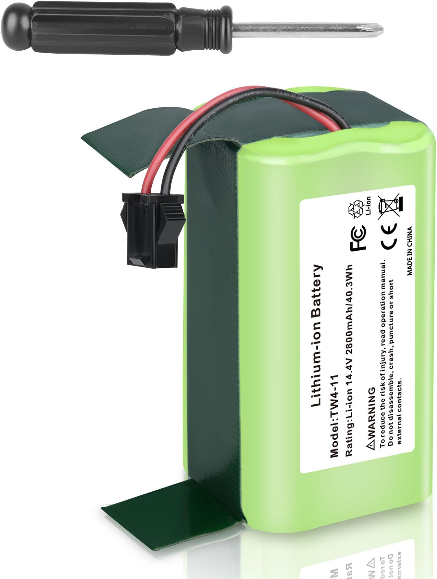 KUNLUN Battery Replacement for Eufy RoboVac 11 11C 11S 12 15C, 15C MAX, 25C 30 30C G10 Hybrid, G20 G30 G32 pro, G40 Hybrid & for Ecovacs Deebot N79 N79S DN622 Robot Vacuum Batteries 14.4V