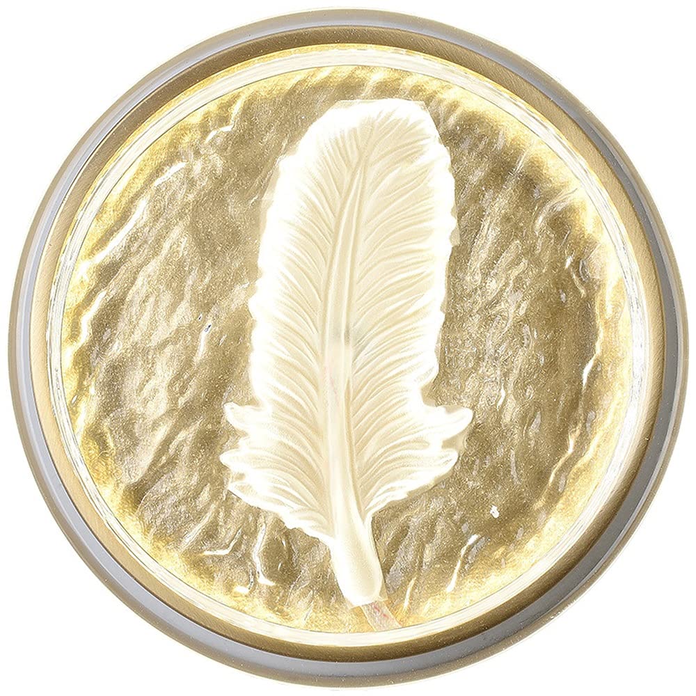 Lampe murale de base LED design plume pour coin lecture calme - 8