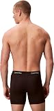 Calvin Klein Boxers Longs Lot de 3 Homme Boxer Brief Stretch, Noir (Black W Black WB), XL - 2