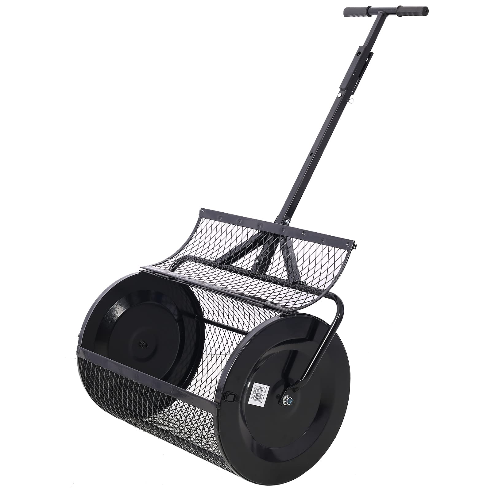 Spandiconcime per Torba da 36", spandiconcime per Compost 2 in 1 con ATV e Maniglia a T per la Cura del Prato e del Giardino