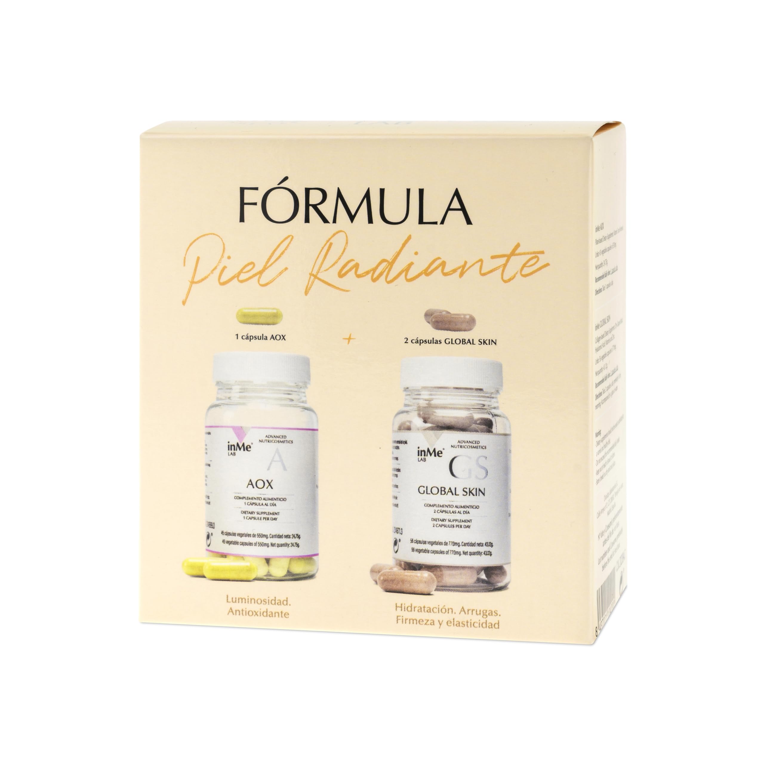 INME FORMULA PIEL RADIANTE - inMe AOX - GLOBAL SKIN