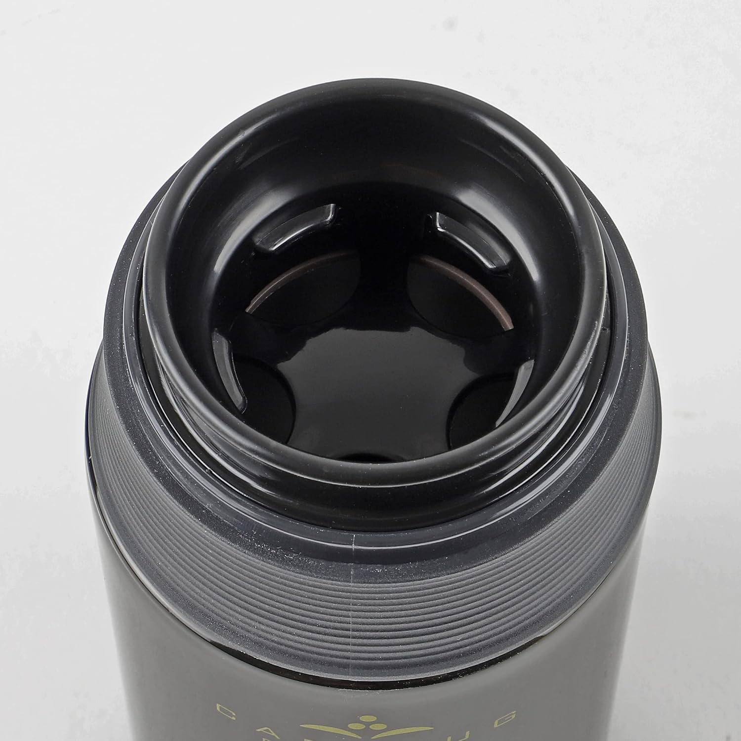 Pearl Metal Barista HB-2606 Water Bottle, 11.8 fl oz (350 ml), Direct Drinking, Lightweight, Stainless Steel, Mug Bottle, Black, Cafe Mug, Barista