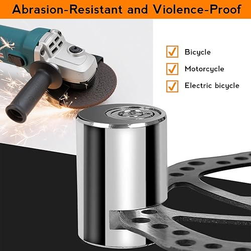 Miniatura 2 de Bloqueo de bicicleta, bloqueo de freno de disco adecuado para bicicletas y motocicletas