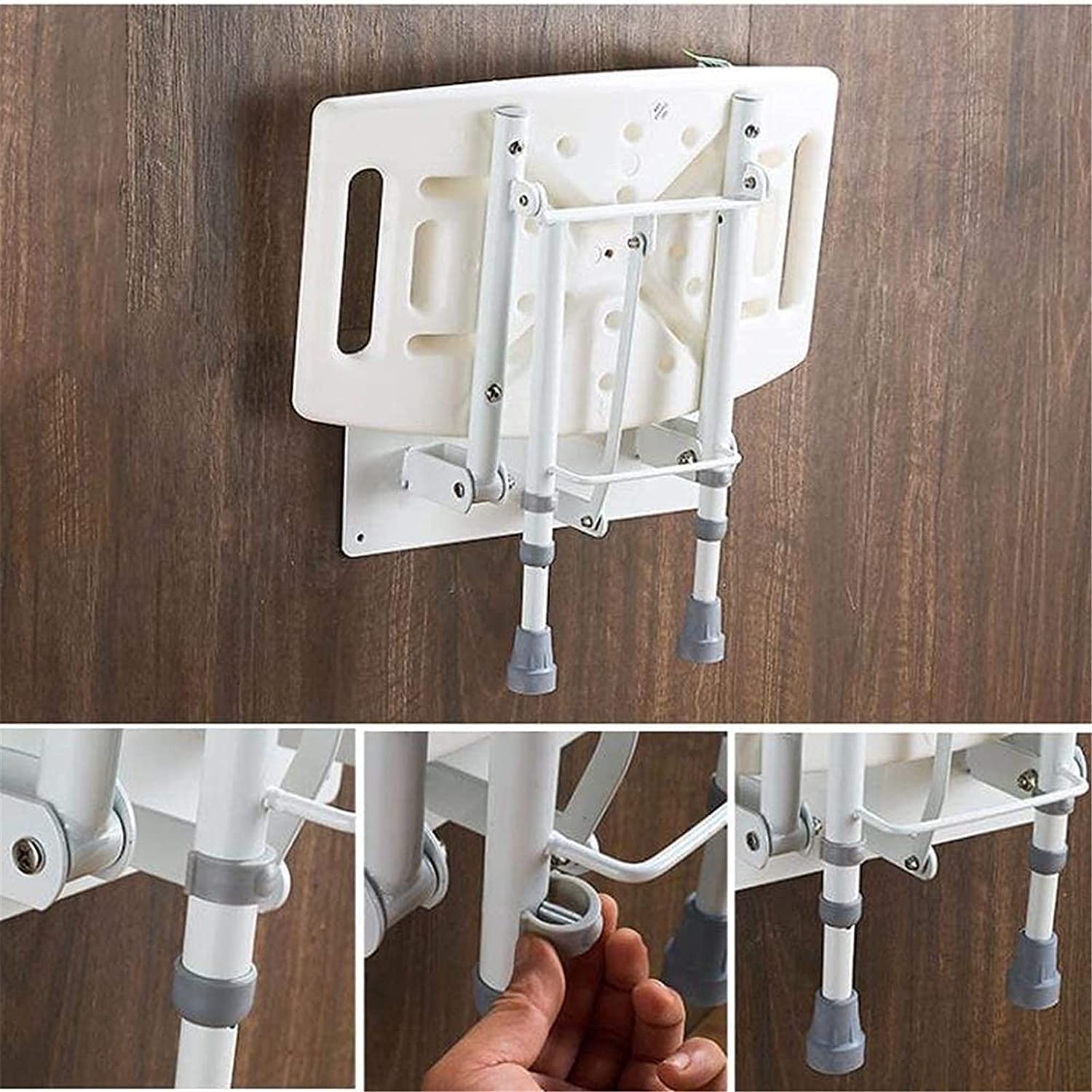 Panca Imbottita per Il trasferimento del Sedile, Taburete De Ba?o Sedia da Doccia Sgabello da Doccia Sgabello da Doccia Portatile Sgabello da Doccia Pieghevole in Alluminio, Sgabel