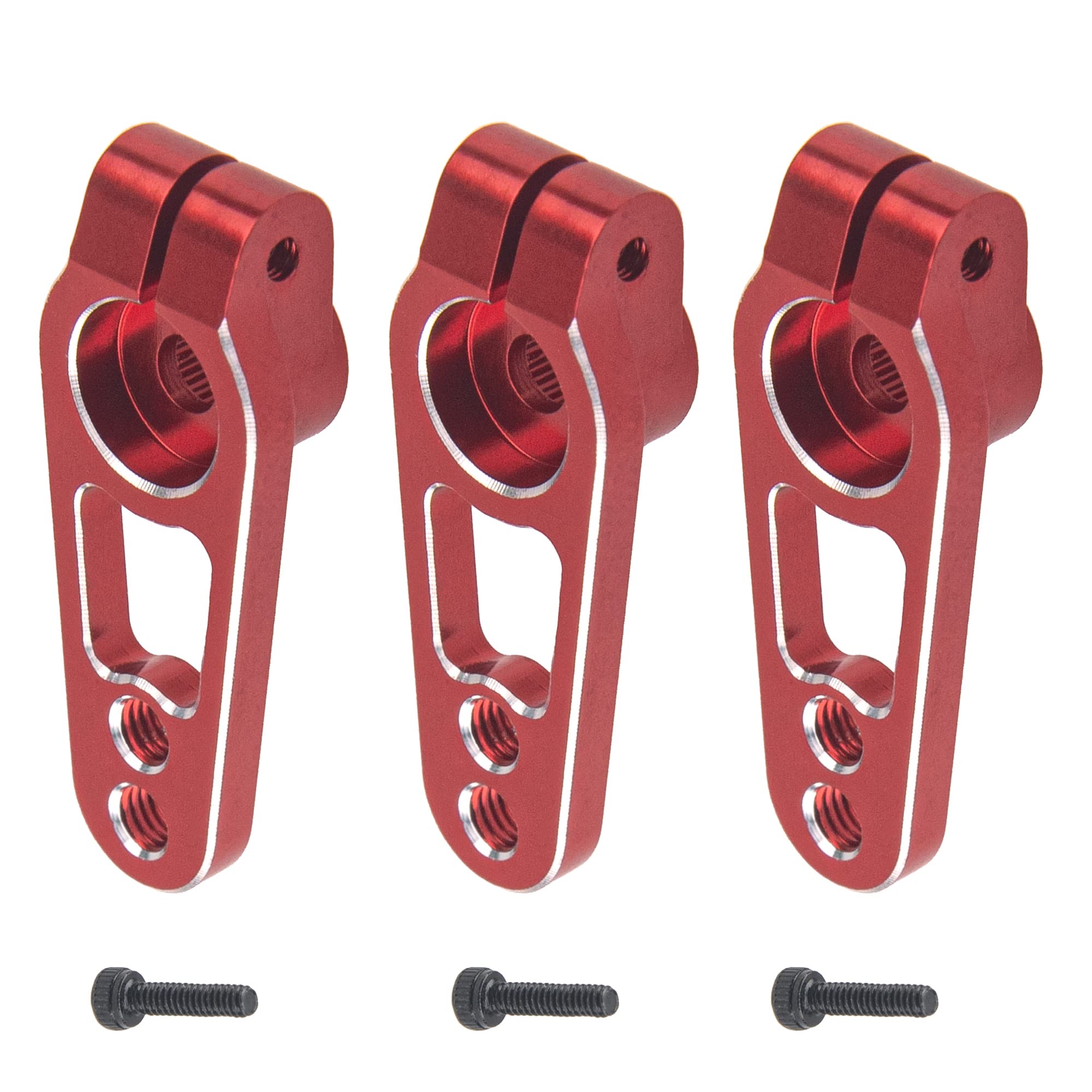 ShareGoo 3-Pack 25T Metal Servo Horn – Aluminum Alloy Steering Arm For Futaba, Savox, MG995/996 RC Servos - View #8