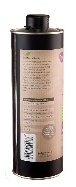 Foto 3 de 5 de Biobalu Bio mariendistelöl - Complemento para los Alimentos para Perros y Caballos
