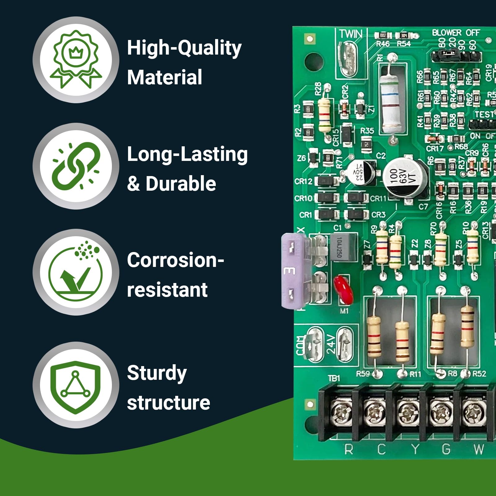 ICM2805A Furnace Control Board ,Replacement For Nordyne 903106 And 624631;Used With G3, G4, G5, G6, M2 And M3 Furnace Modules - View #5