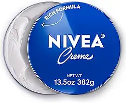 NIVEA Creme hidratante para o corpo, rosto e mãos para todos os tipos de pele, hidratante corporal rico com provitamina B5, lata de 400 ml