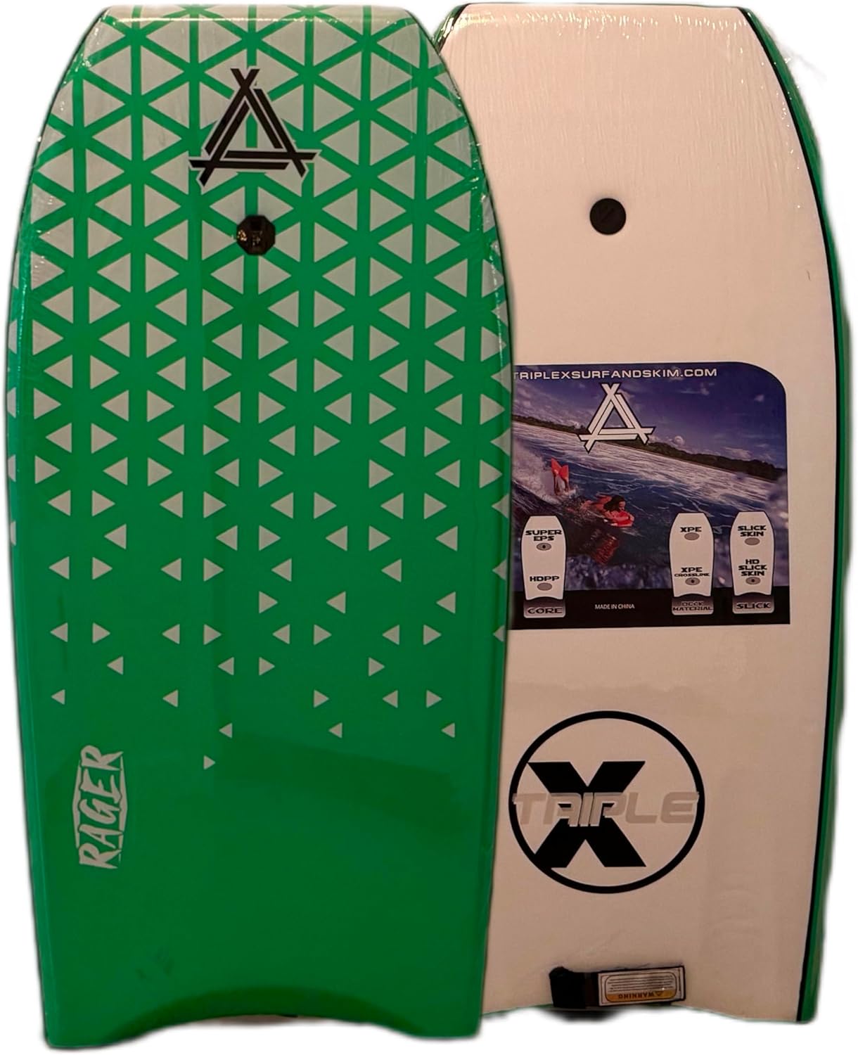 Triple X Havoc Bodyboard - Sizes 33,37,39,42,44 - Available in Red, Blue, and Green - Pack of 4