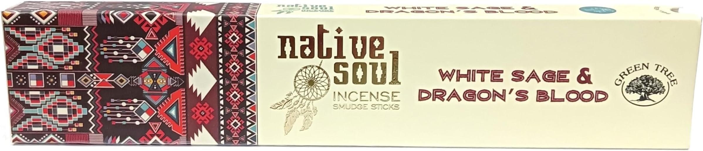 Native Soul Incense Smudge Sticks | WHITE SAGE & DRAGON'S BLOOD | 1 Box = 15g (1)