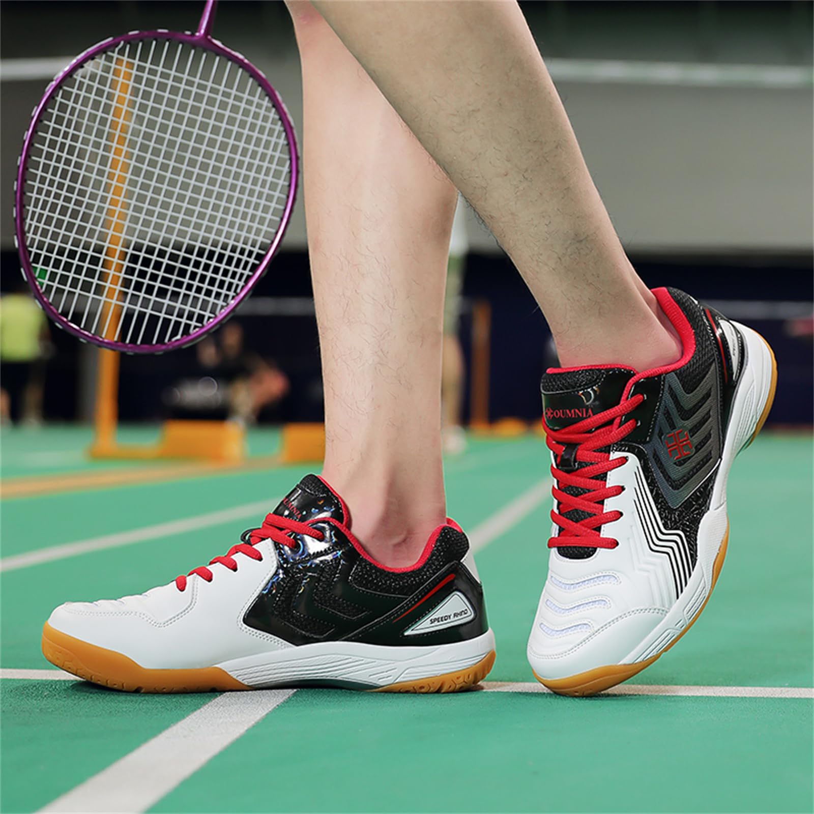 Męskie buty do badmintona pickleball tenisówki antypoślizgowe lekkie buty sportowe do gry w hali