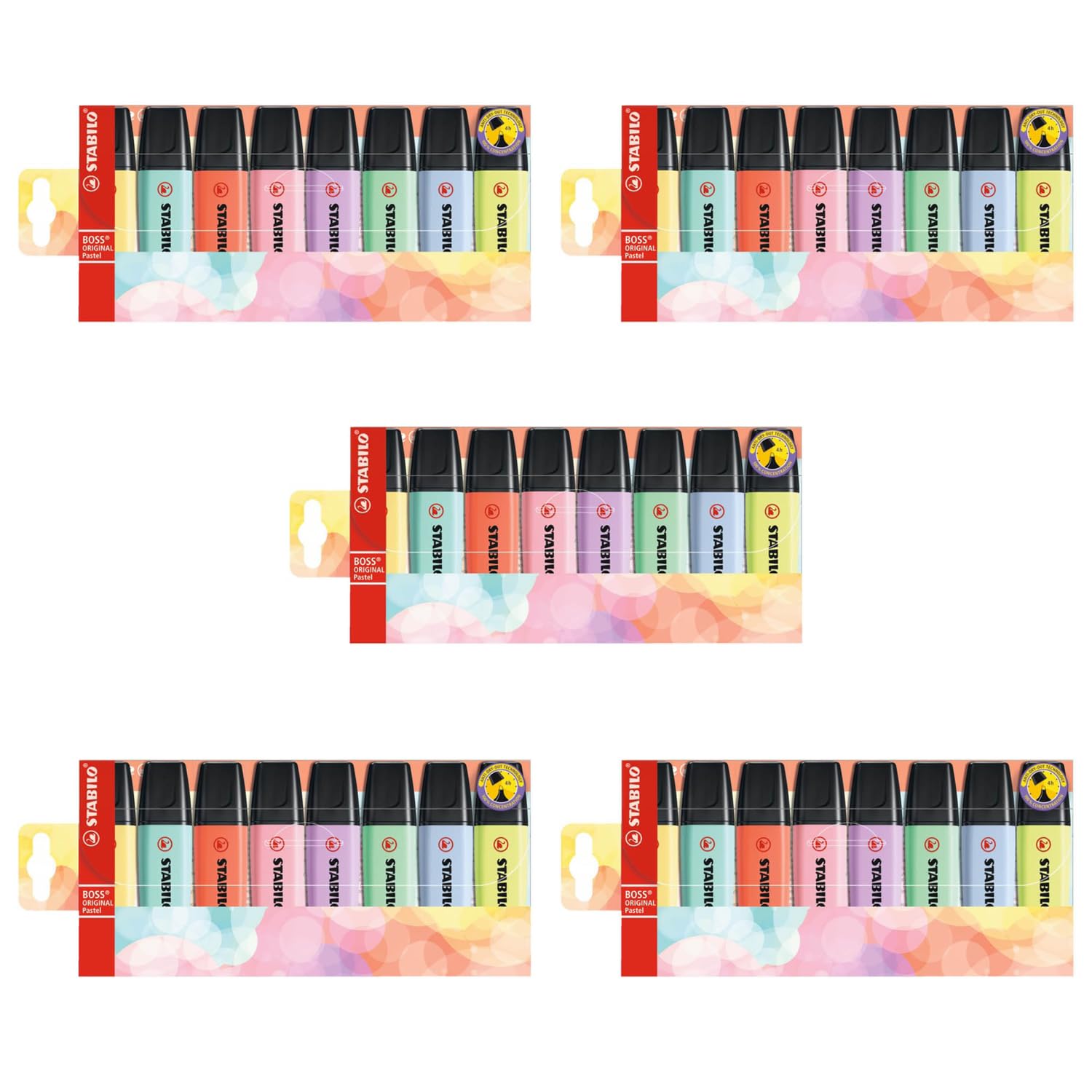 Markierungsmarker Stabilo Boss Pastell 8 St | 5 Stücke
