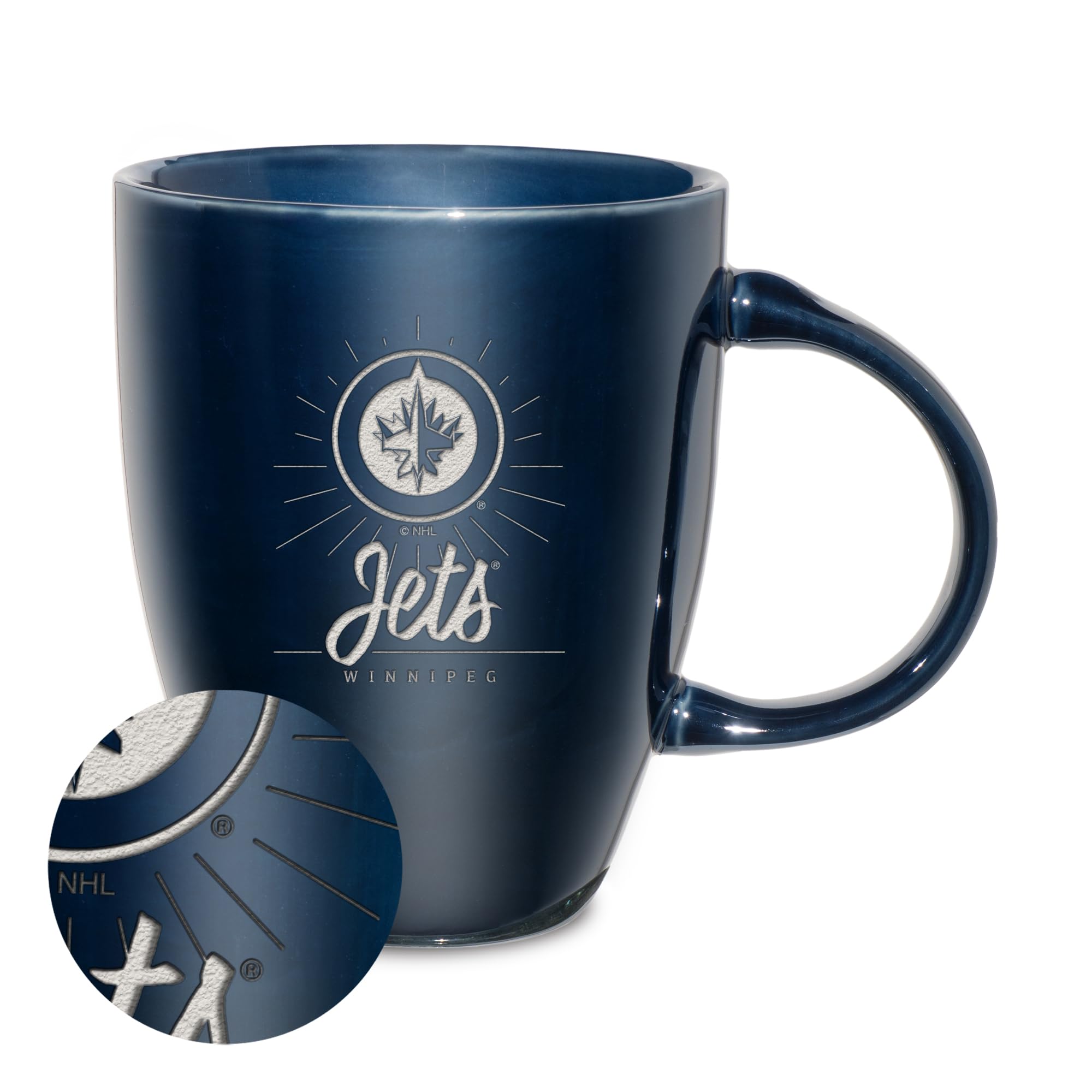 Mug Winnipeg Jets de 532 ml pour savourer votre café matinal devant les matchs de la NHL