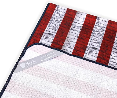 Miniatura 5 de S A Toalla de enfriamiento  Toalla de enfriamiento húmeda o seca para actividades al aire libre  Bandera estadounidense