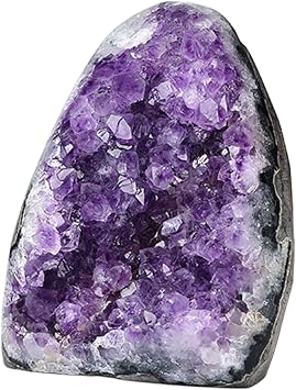 Natural Amethyst Quartz Crystal Cluster Druzy Geode Specimen Raw Amethyst Rock for Healing Energy Balance Reiki Meditation, Home Decor and Gift,8001000g