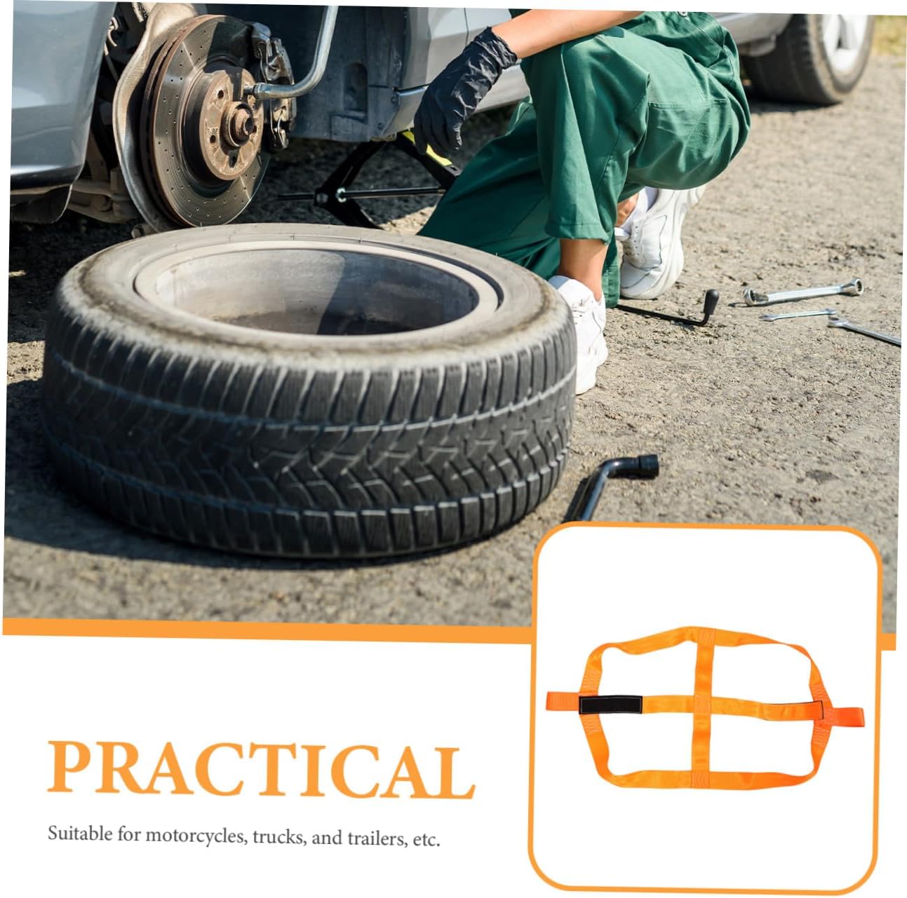 4pcs Tie Down Strap for Motorcycle and Bike Heavy Duty Polyester Binding Strap Quick-Release Buckle for and Stability During Transport