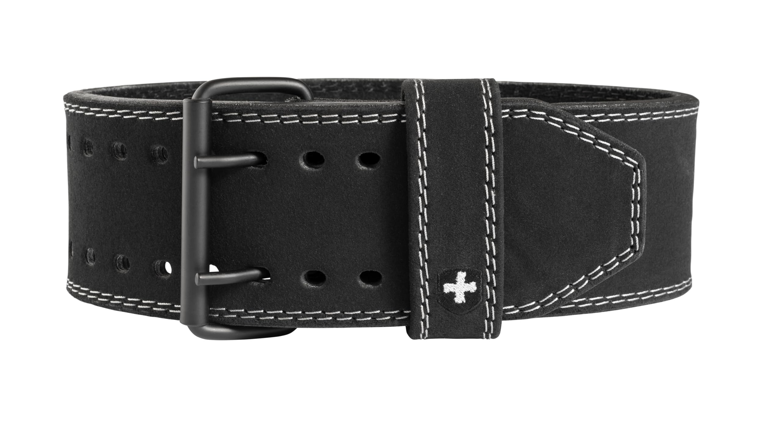Harbinger 6" Cintura in Pelle Imbottita 2.0 – Supporto Lombare | Nero; L; supporta schiena e core; fodera in pelle e camoscio; vestibilità comoda – per sollevamento pesante