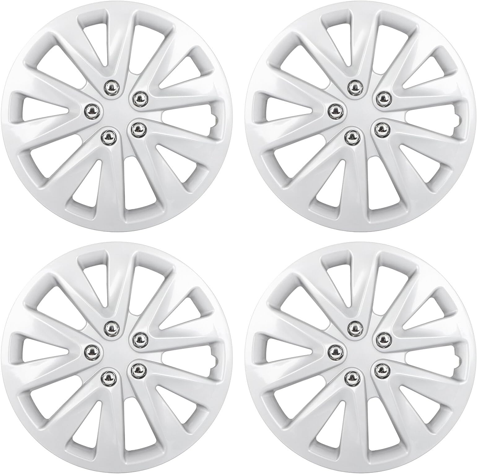 OCPTY High Grade ABS with Retention Ring 4 Pack 15 inch Car