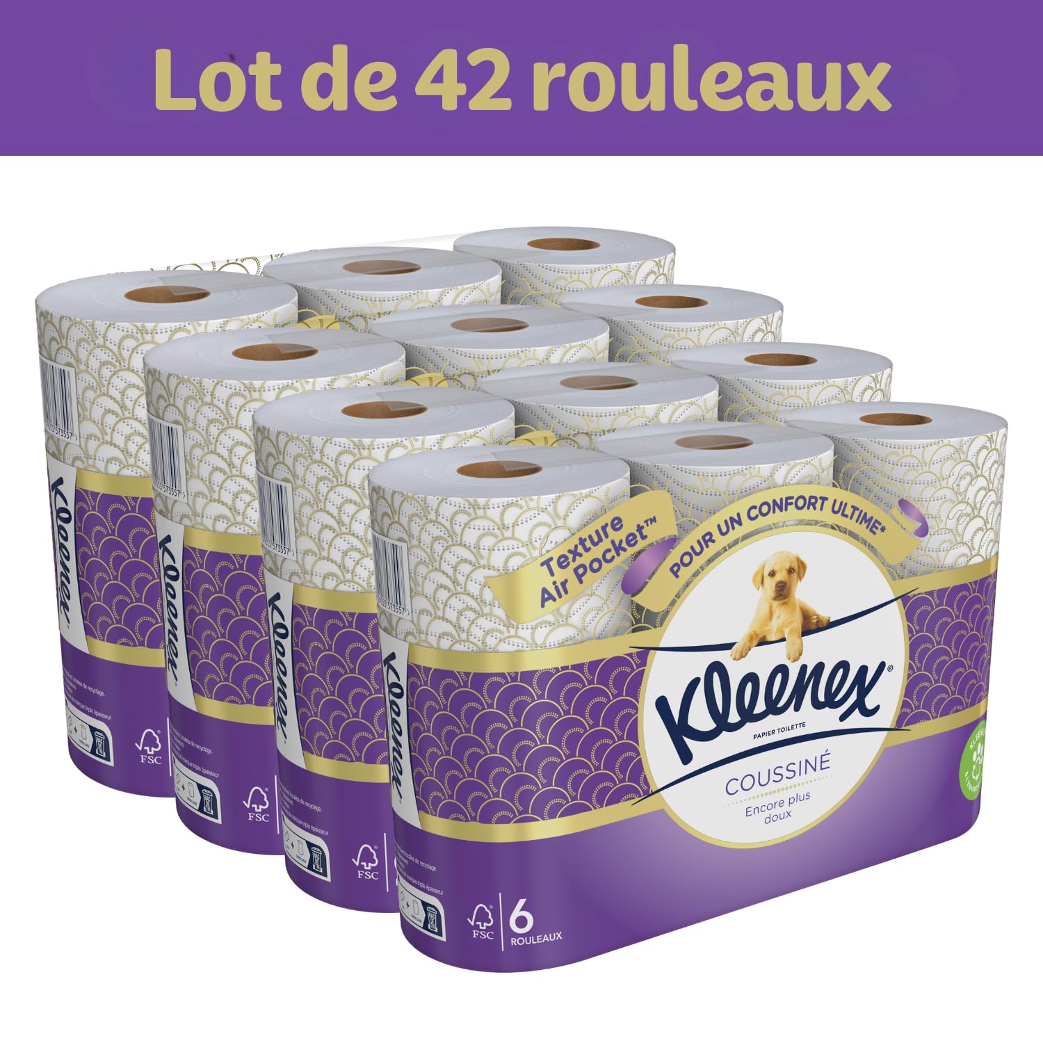Kleenex® Papier Toilette Coussiné P6 (x6)