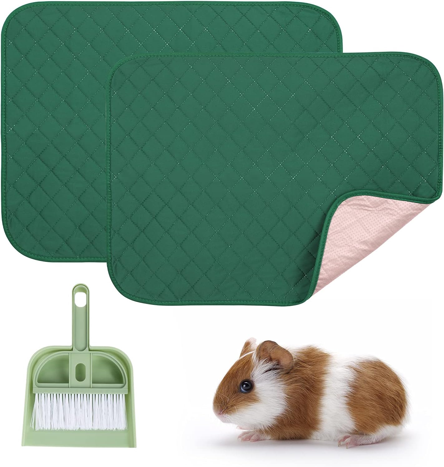 Robasiom Guinea Pig Cage Liners,2 Pack Reusable Dog Training Pads