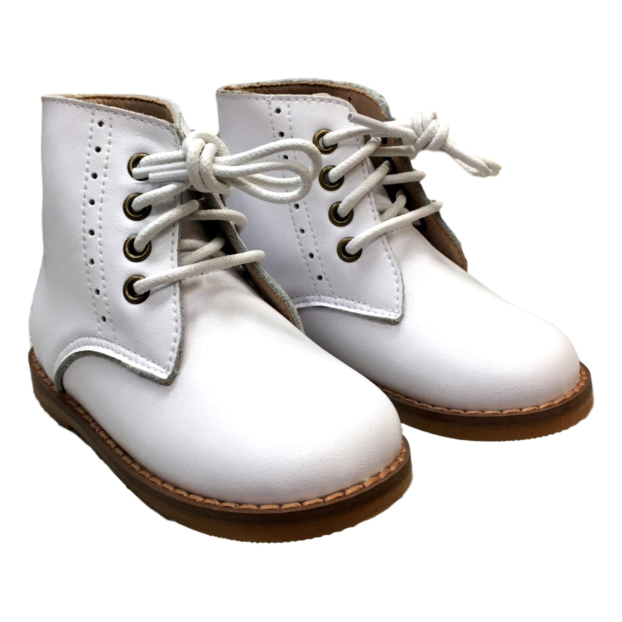 GadwallAR Baby Walking Shoes - First Walker Hard Bottoms for Boys & Girls White