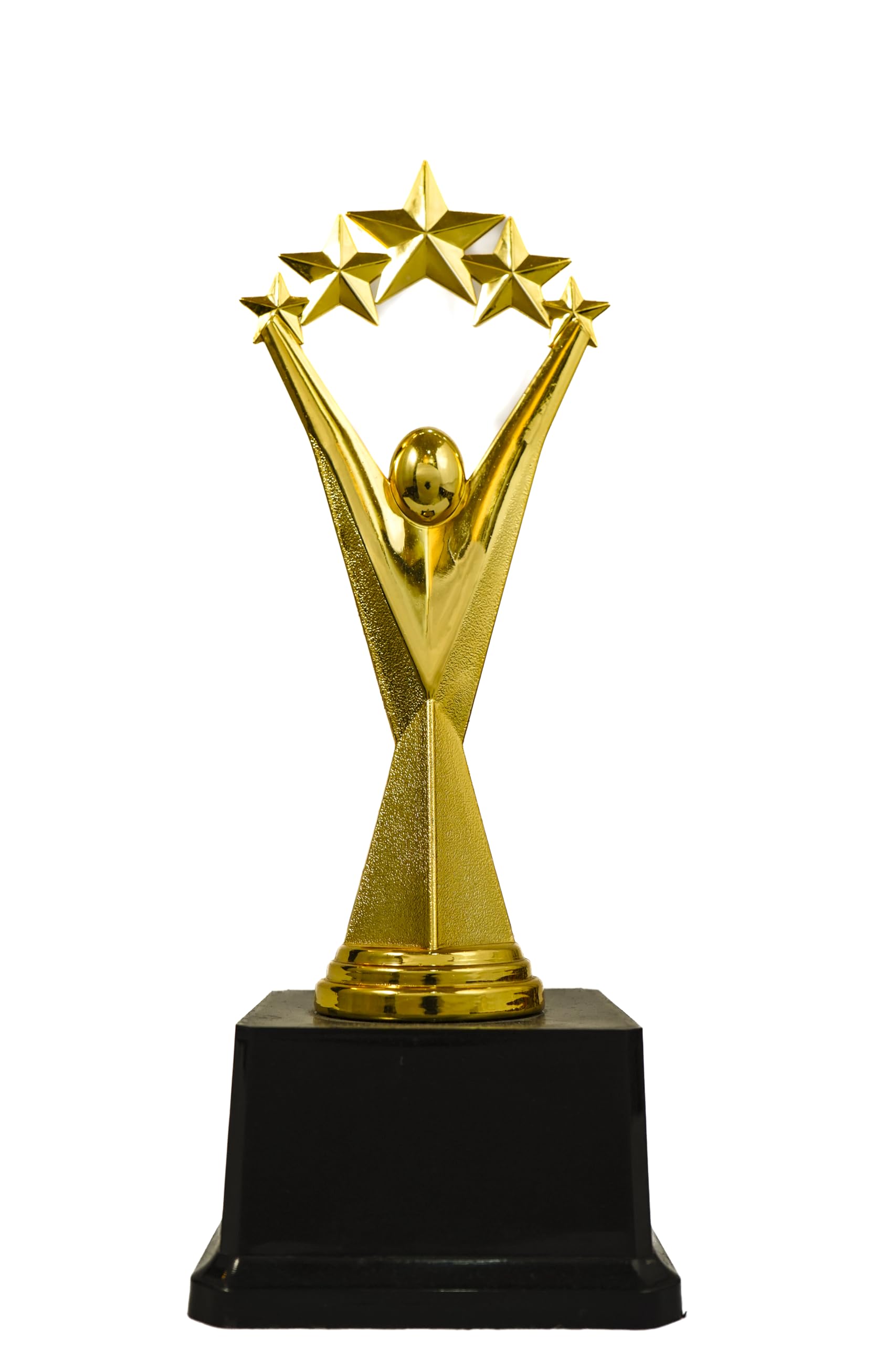 ArtRight 5-Star Winner Trophy with Fiber Finish - 30cm, Customized Multipurpose Gold Trophy for Sport, Event, Function & Ceremonies (Size: 30cm x 7cm x 7cm)-picture-26
