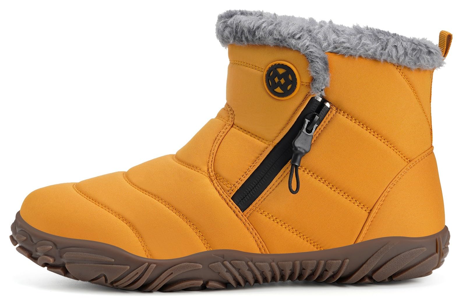 Eagsouni Barfußschuhe Winterschuhe Gefüttert Herren Damen