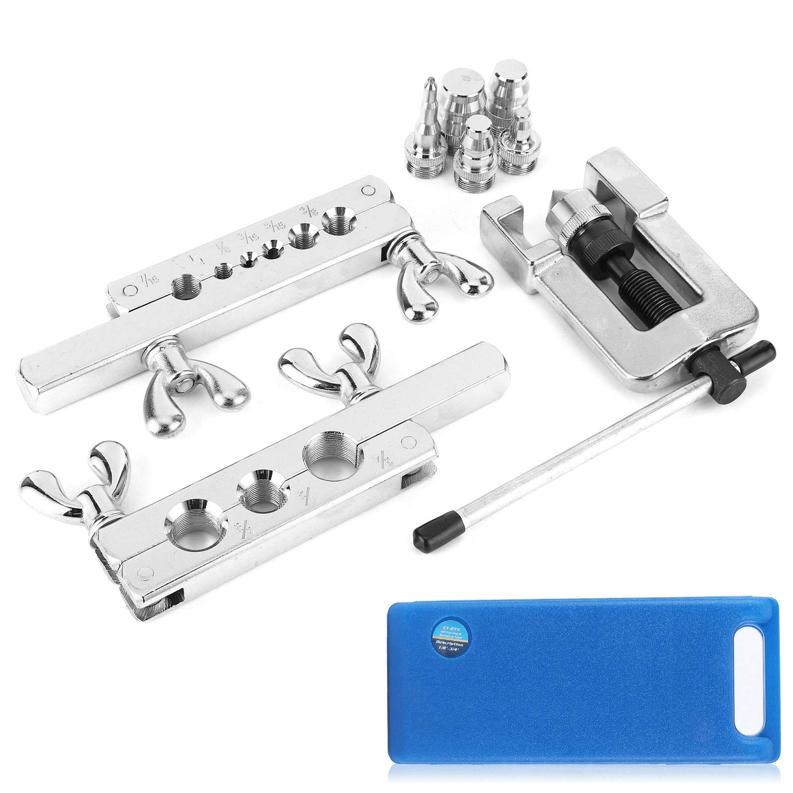 Herramienta De Abocardado De Tubos Kit De Herramientas De Abocardado De HVAC Expansor De Tubos De Cobre Sistema Métrico Expansión De Tubos De Cobre Ergonómico