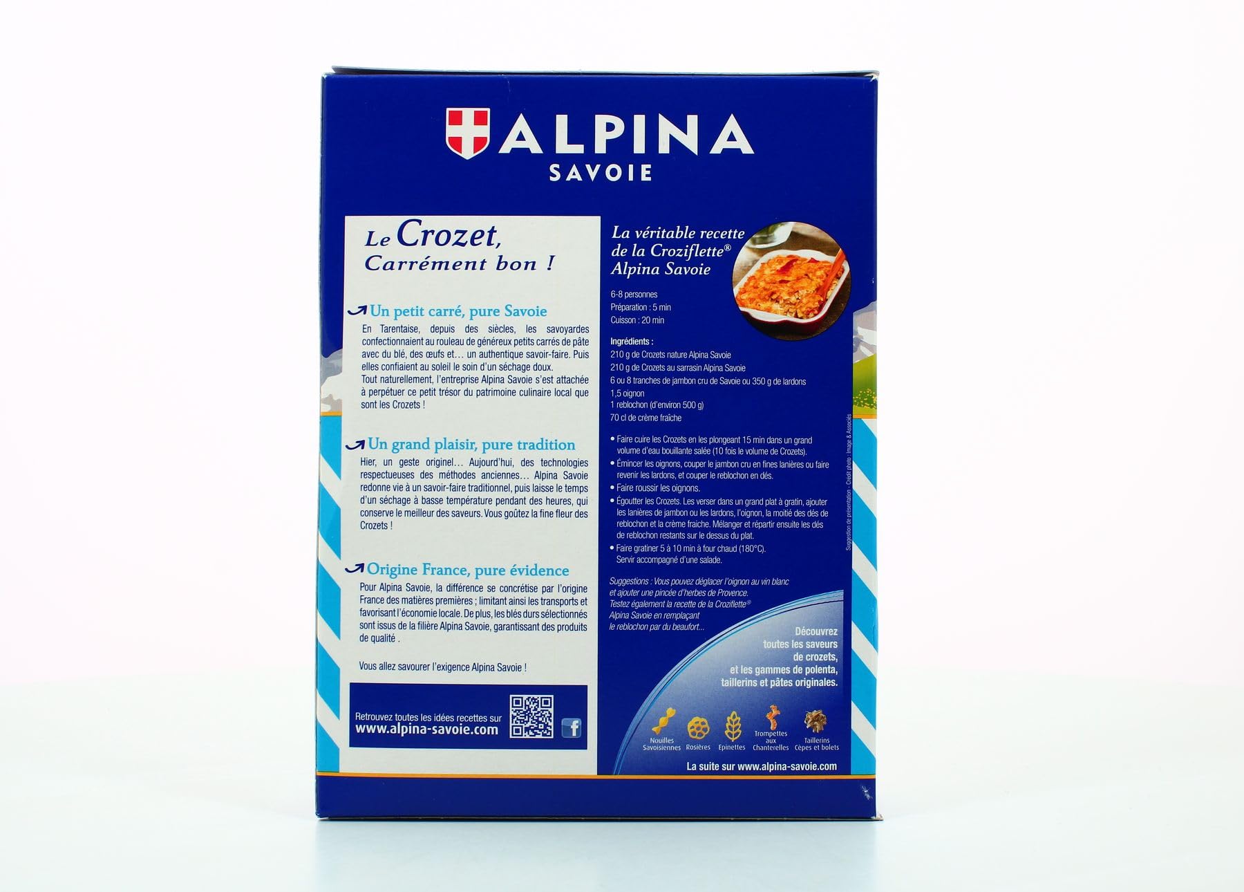 ALPINA SAVOIE - Alpina Savoie Les Crozets Nature, 600G - 600G - Lot De 3 - Vendu Par Lot