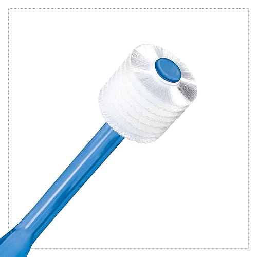Miniatura 3 de Brilliant Oral Care - Cepillo de dientes para adultos con cerdas suaves, cabeza redonda y limpieza completa para dientes y encías, colores surtidos,