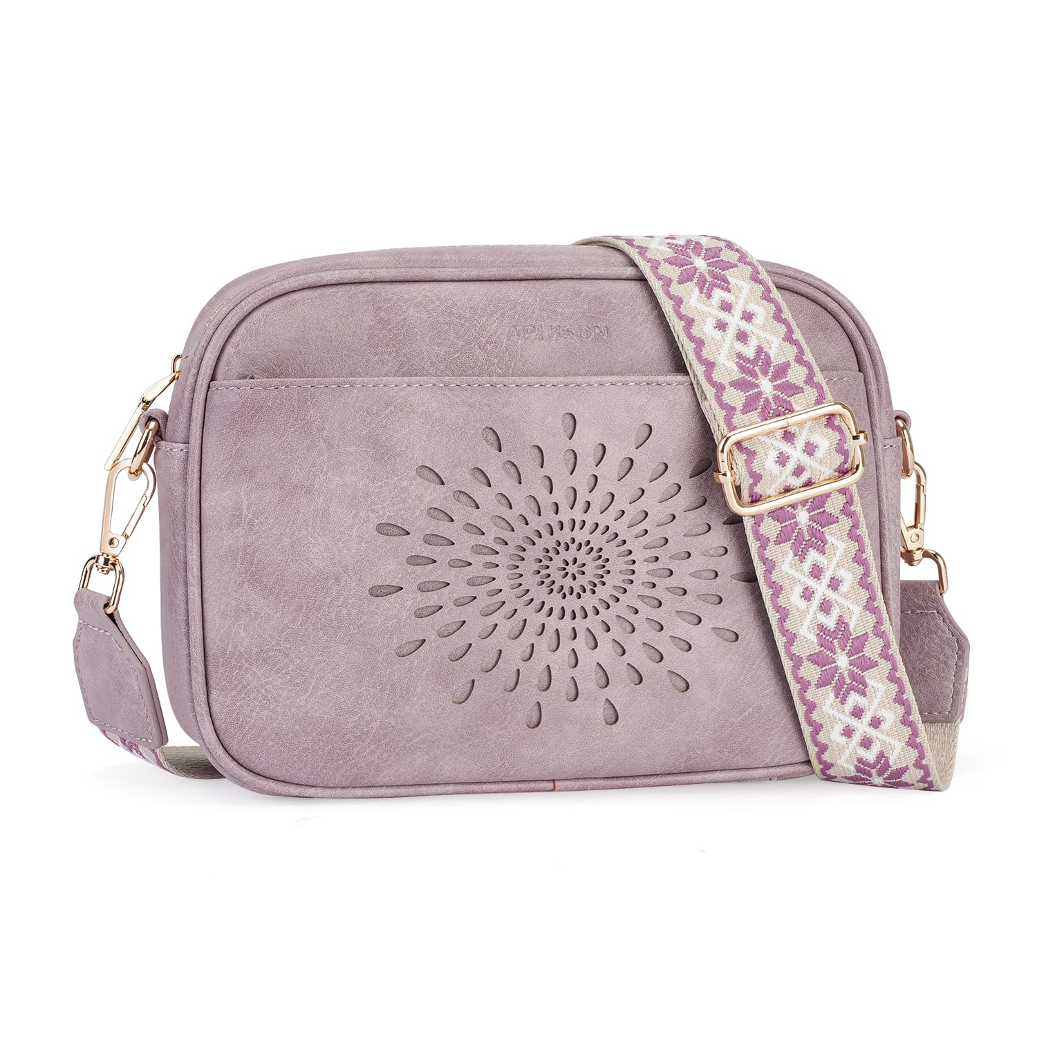 APHISON Crossbody Bags for Women Trendy Vegan Leather Small Crossbody Purses Shoulder Handbags with Adjustable Strap
