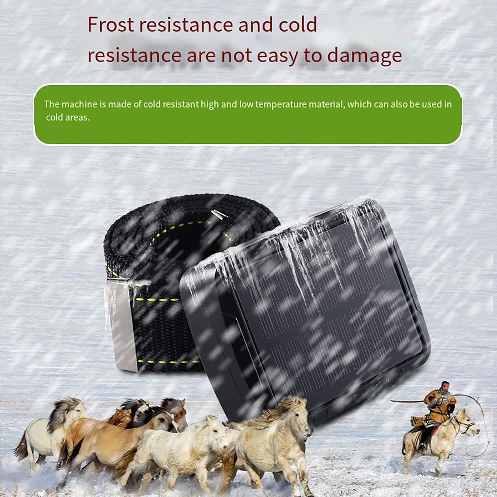 McbeAn Localizador GPS De Animales, Rastreador Solar De Mascotas, Posicionamiento En Tiempo Real, Seguimiento Histórico| Alarma Remota| Monitoreo Móvil| IP68 a Prueba De Agua, para Bovinos, Ovinos