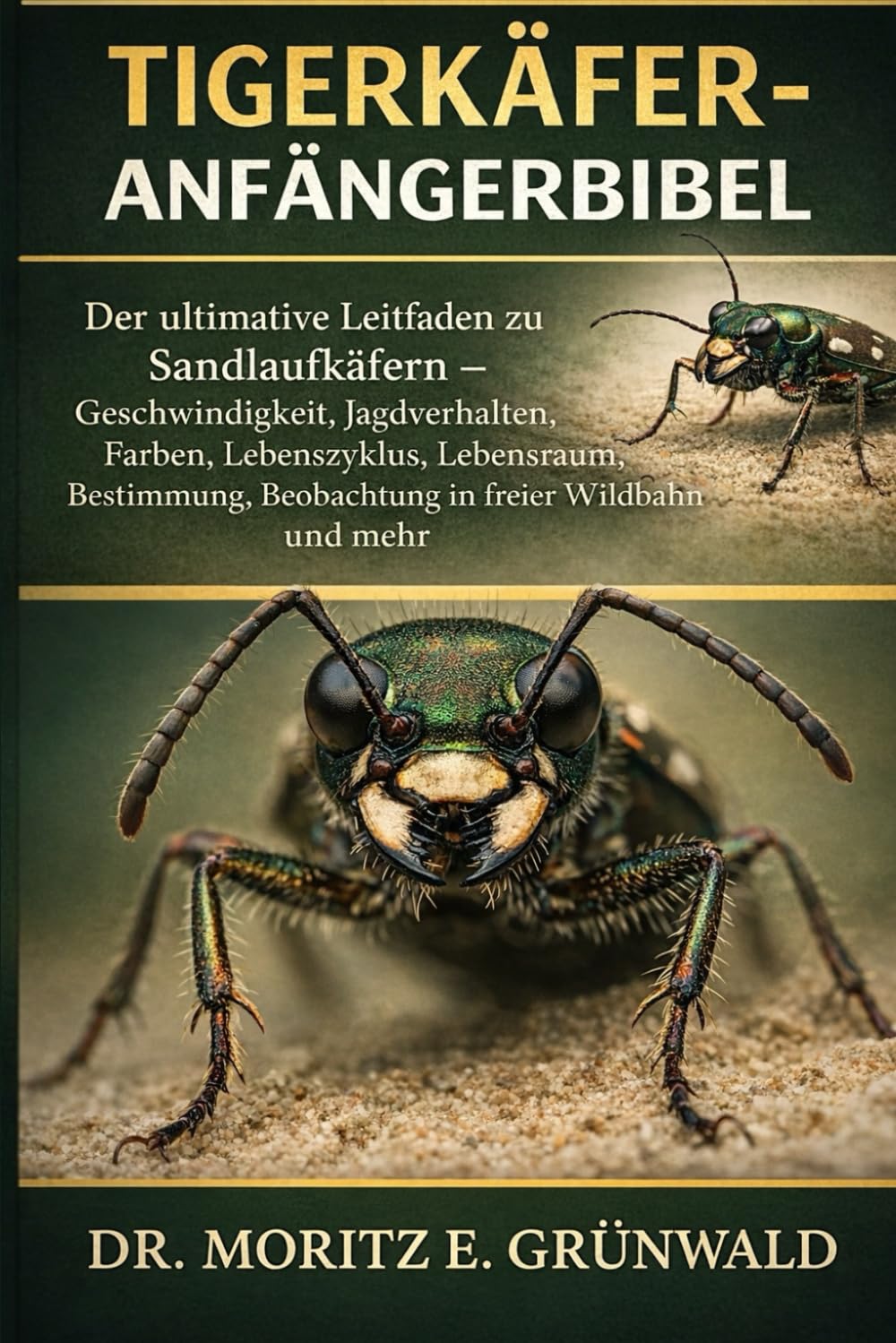 TIGERKÄFER-ANFÄNGERBIBEL: Der ultimative Leitfaden zu Sandlaufkäfern – Geschwindigkeit, Jagdverhalten, Farben, Lebenszyklus, Lebensraum, Bestimmung, Beobachtung in freier Wildbahn und mehr