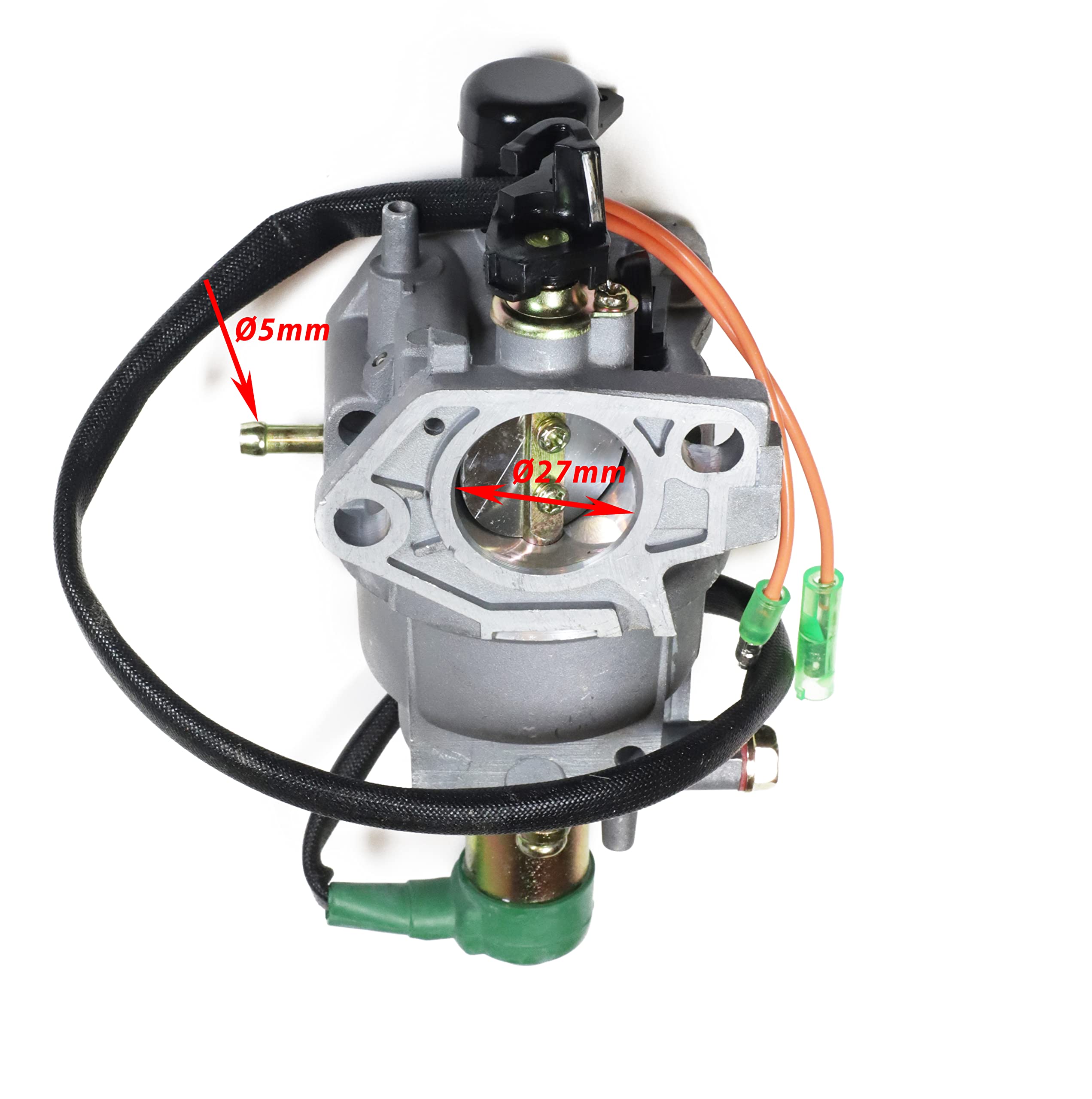 HOLZER Ricambio carburatore per 13 CV generatore di corrente motori a benzina 390 cc con spegnimento elettrico