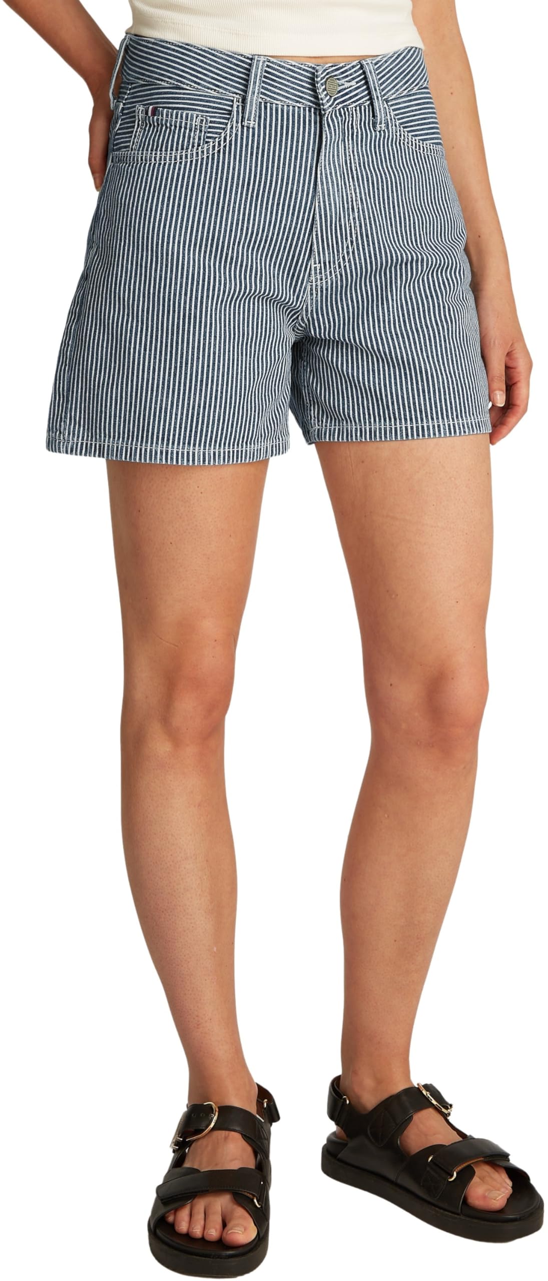 Tommy Hilfiger Damen Jeans Shorts Mini Jaz High Rise