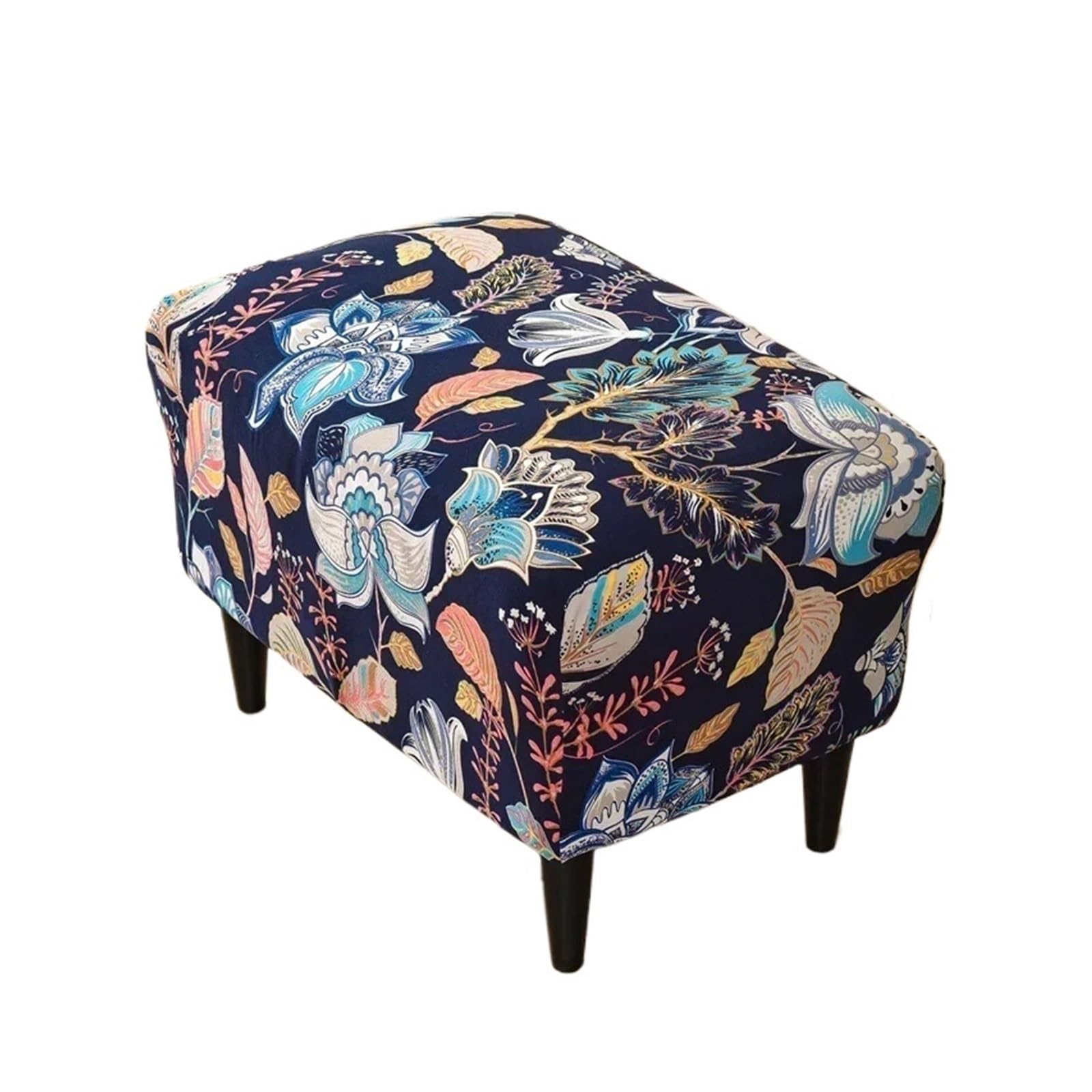 GCYEIDMA Wing Chair Slipcover Wing Chair Cover Stretch Armchair Relax Sofa Slipcovers with Seat Cushion Covers for Living Room Furniture(B3 Footstool Cover)
