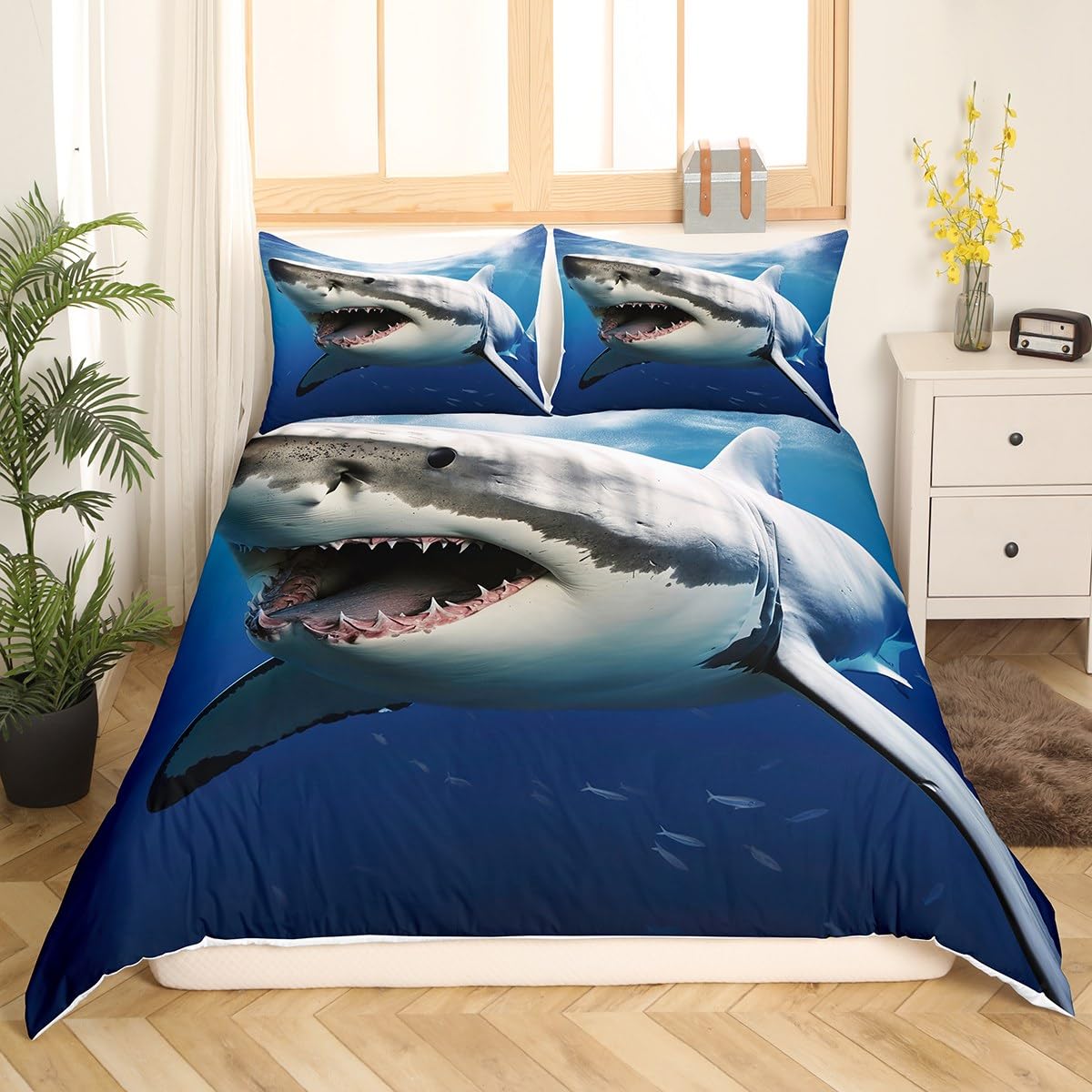 Beach Theme Duvet Cover Set Blue Ocean Bedding Set King For Kids Microfiber Seashell Star Print Comforter Cover D458caaf E6b8 4949 8ba7 E34ff0746c79.f77da660c6233db62dfea3bcd62775cc