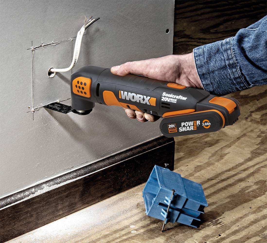 WORX 18 V (20 V máx.) Herramienta multifunción Oscilante Sonicrafter WX682