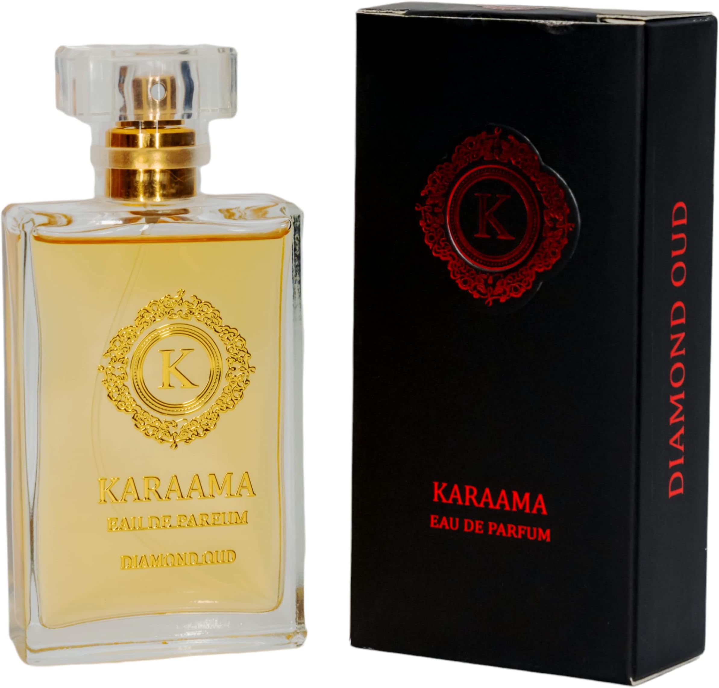 Karaama London Fragrance 50 ML(1.7 OZ) Diamond Oud Perfume,Eau De Parfum for Men, Musk, Agarwood,Amber Oud and Vanilla Perfume with Notes of Warm Spicy, Balsamic and Woody