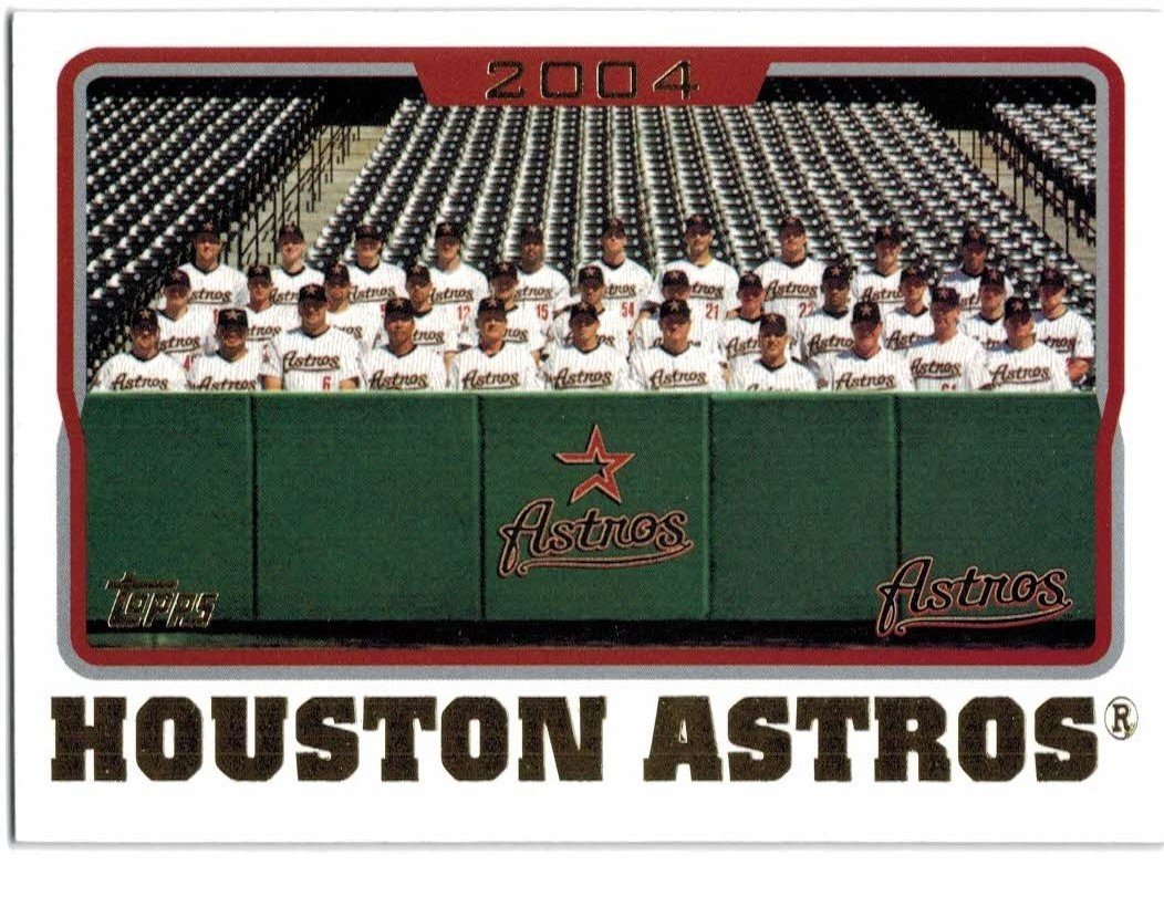 Amazon.com: 2005 Topps Houston Astros National League Champions