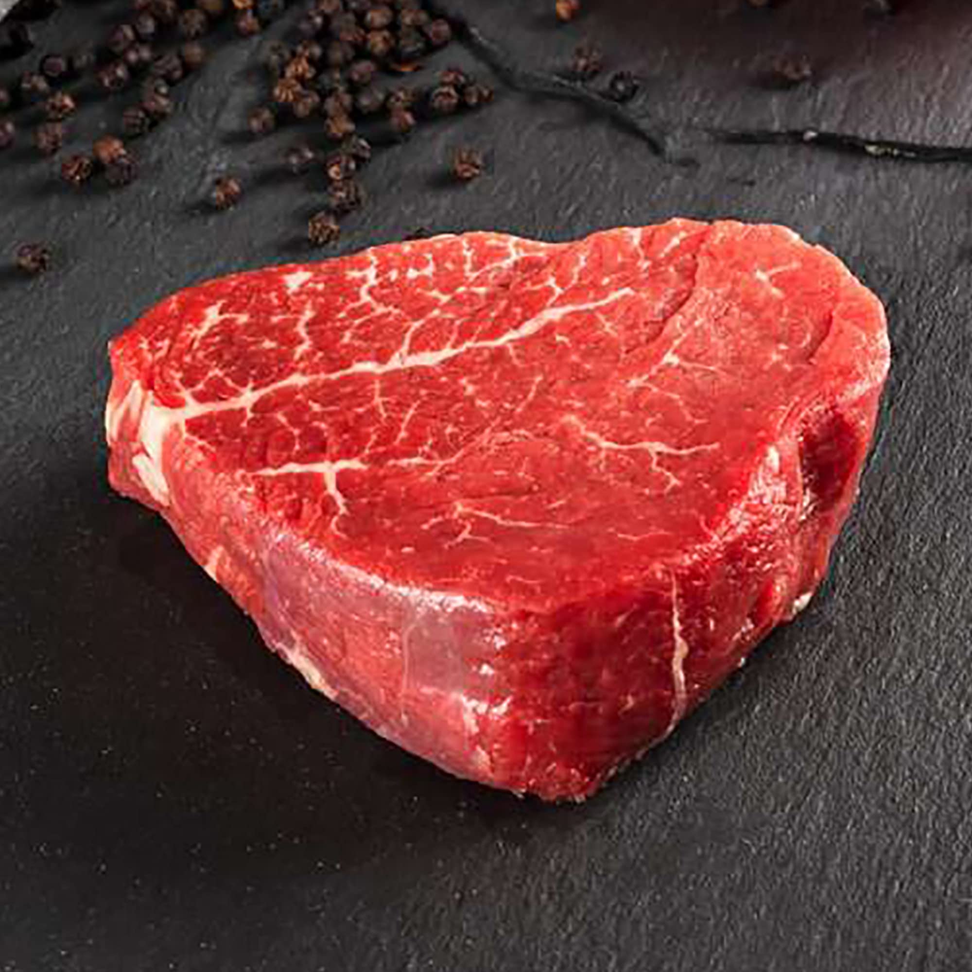 WURSTBARON® Filet-Set vom Jungbullen, Steaks aus deutscher Herkunft, aromatisches und saftiges Grillfleisch, Premium-Qualität aus Bayern, Grillpaket mit 4 Steaks