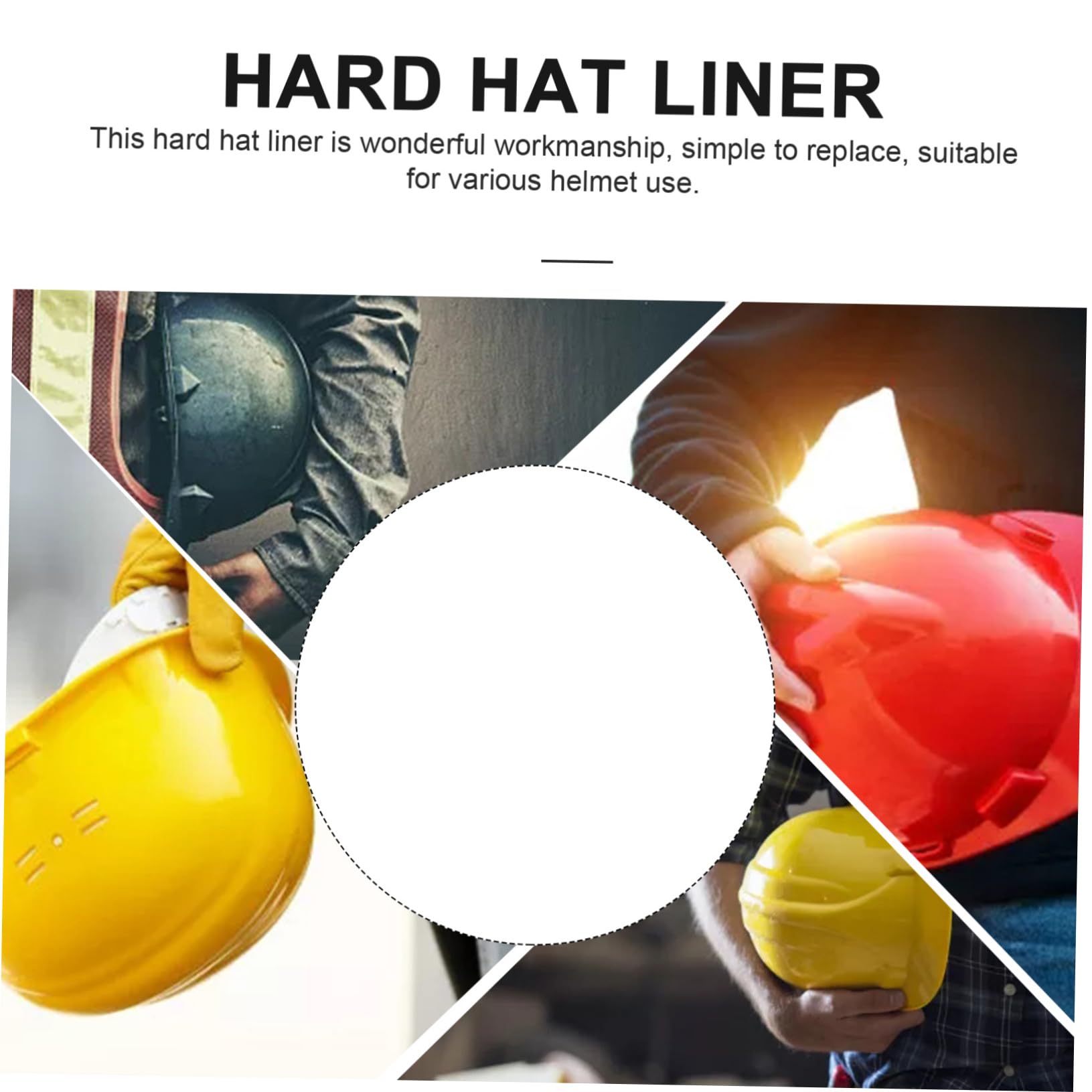 ABOOFAN 4 Pièces Doublure de Casque Accessoire de Casque de Chantier pour Protection Confort pour Chantiers Ateliers