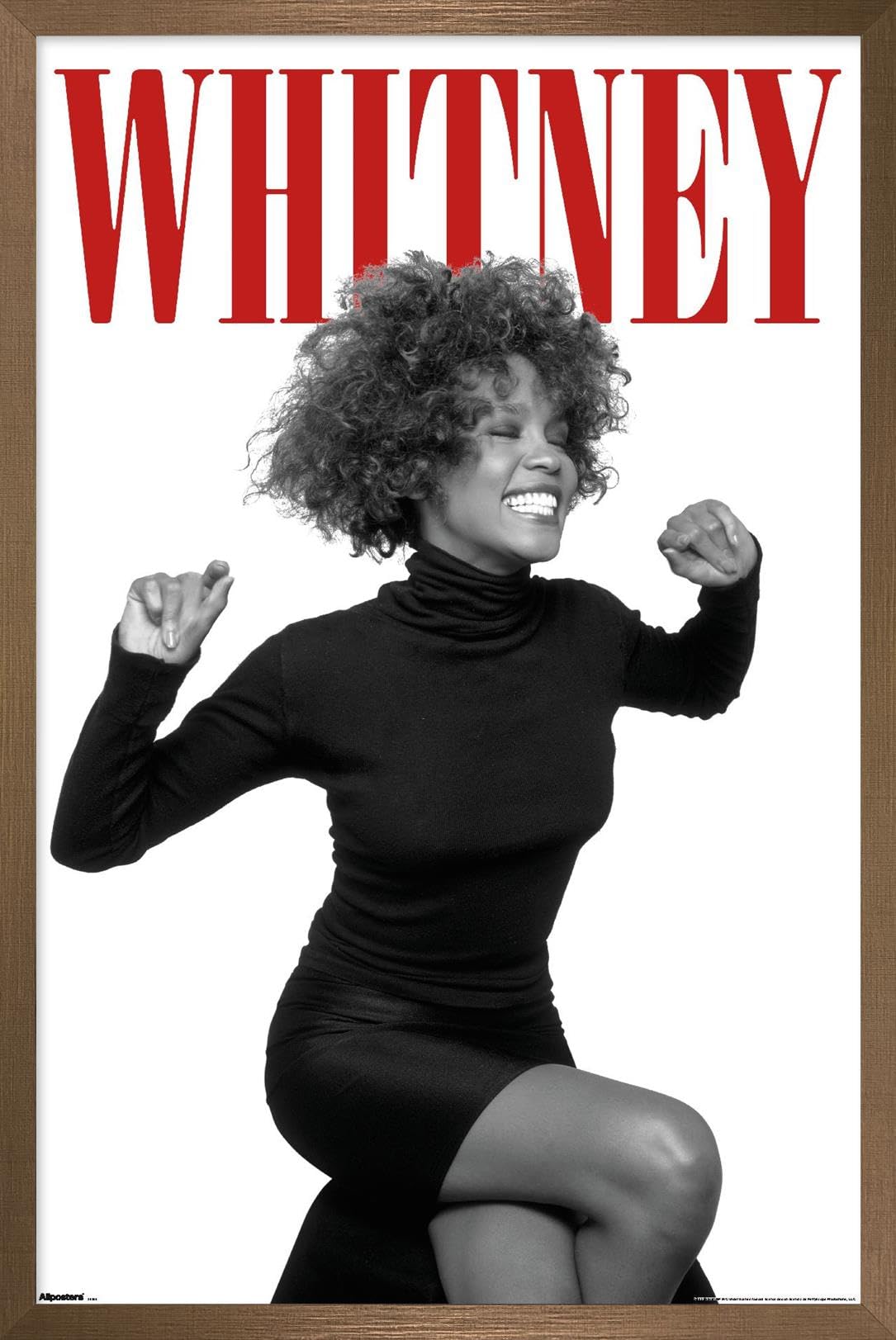 Amazon.com: Whitney Houston - Red Wall Poster, 22.4L